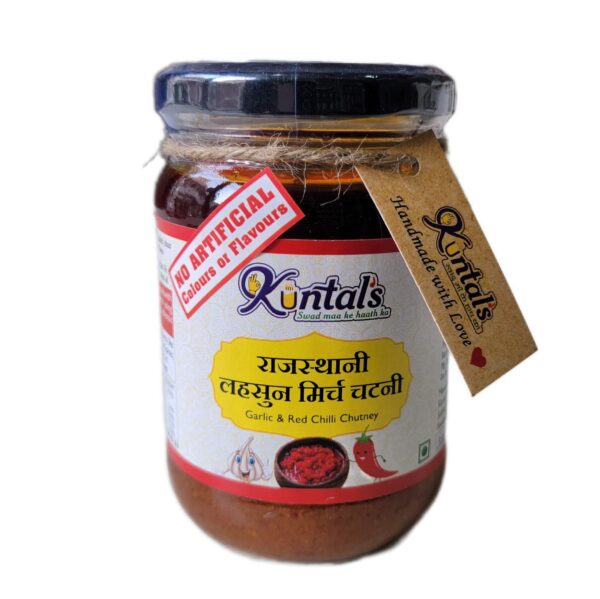 Rajasthani Lal Mirch Lahsun Chutney